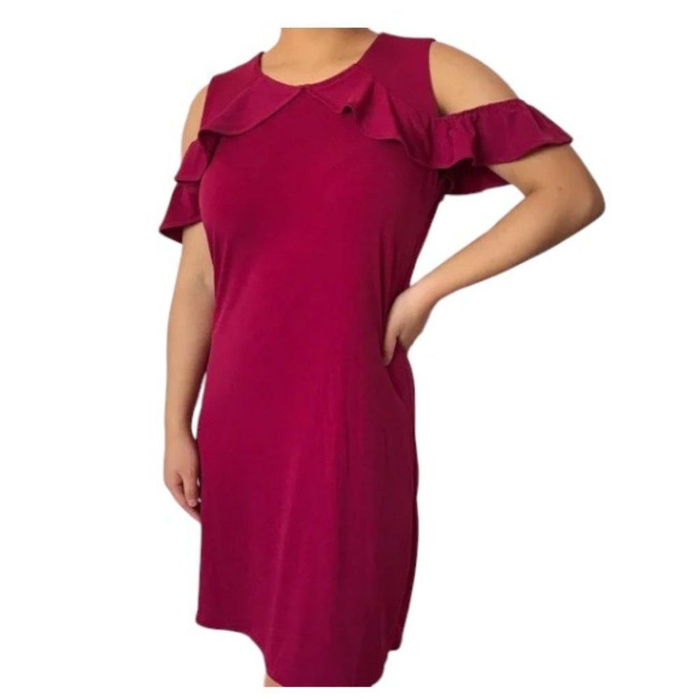 Ivanka Trump Dress Size Medium Raspberry Pink NWOT - Picture 2 of 13